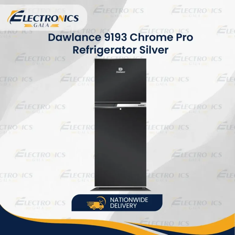 Dawlance 9193 Chrome Pro Refrigerator Silver