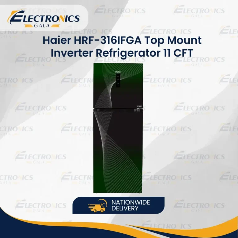 Haier HRF-316IFGA Top Mount Inverter Refrigerator 11 CFT