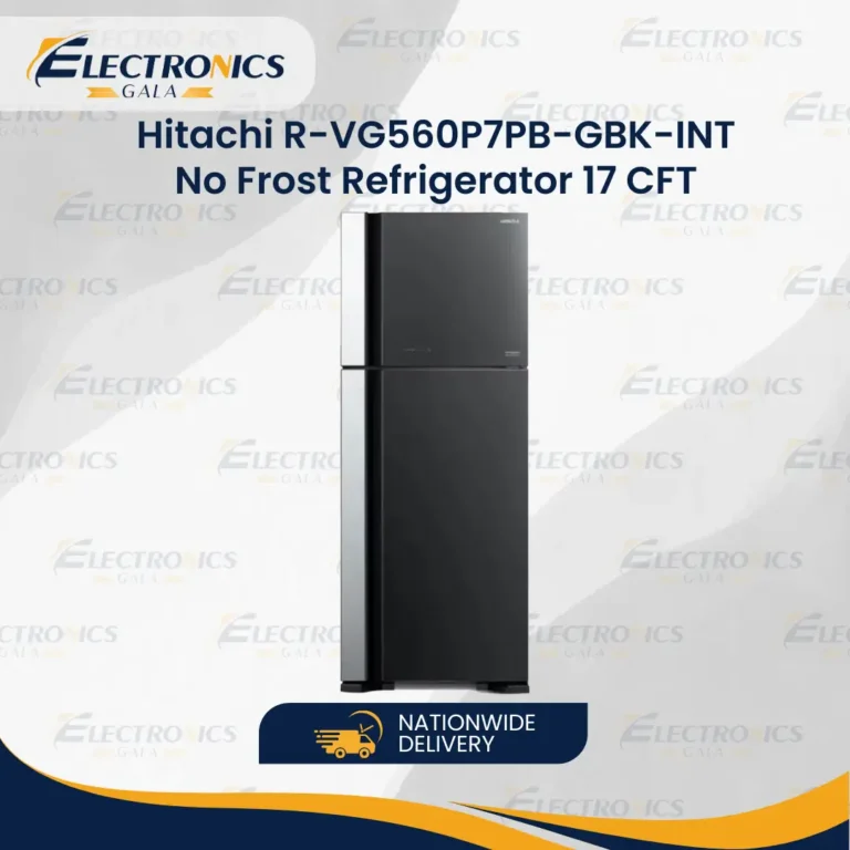 Hitachi R-VG560P7PB-GBK-INT No Frost Refrigerator 17 CFT