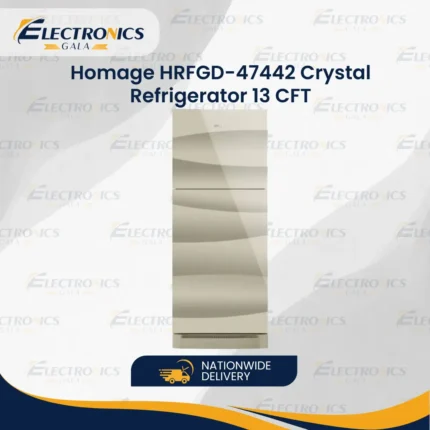 Homage HRFGD-47442 Crystal Refrigerator 13 CFT