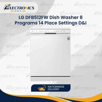 LG DFB512FW Dish Washer 8 Programs 14 Place Settings D&I