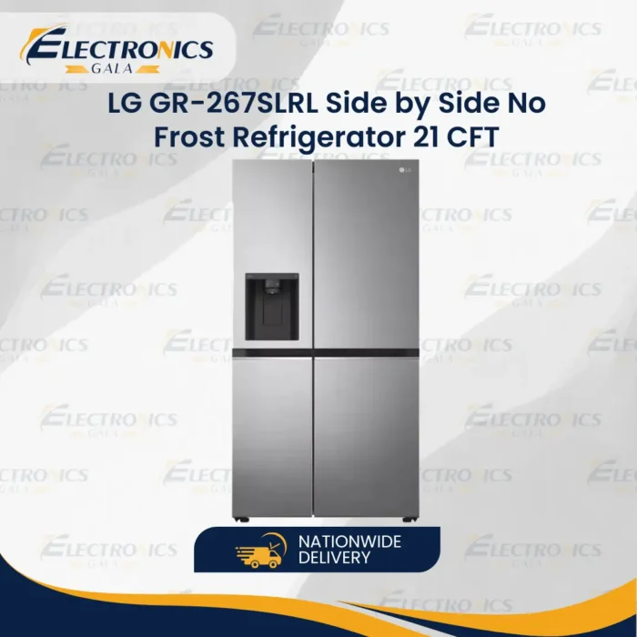 LG GR-267SLRL Side by Side No Frost Refrigerator 21 CFT