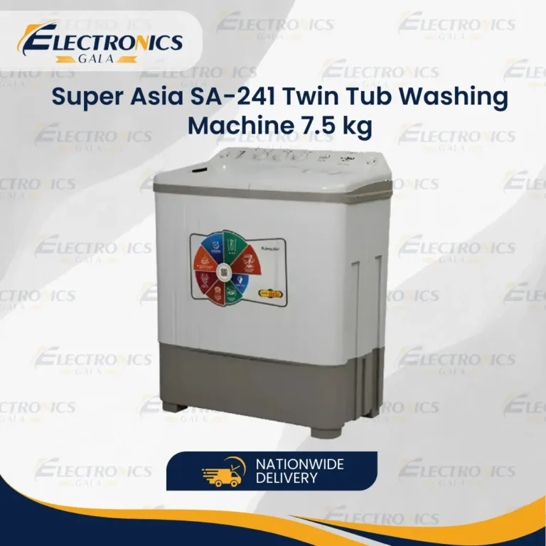 Super Asia SA-241 Twin Tub Washing Machine 7.5 kg