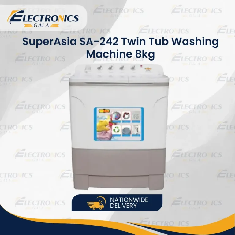 Super Asia SA-242 Twin Tub Washing Machine 8kg