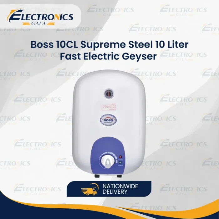 Boss 10CL Supreme Steel 10 Liter Fast Electric Geyser