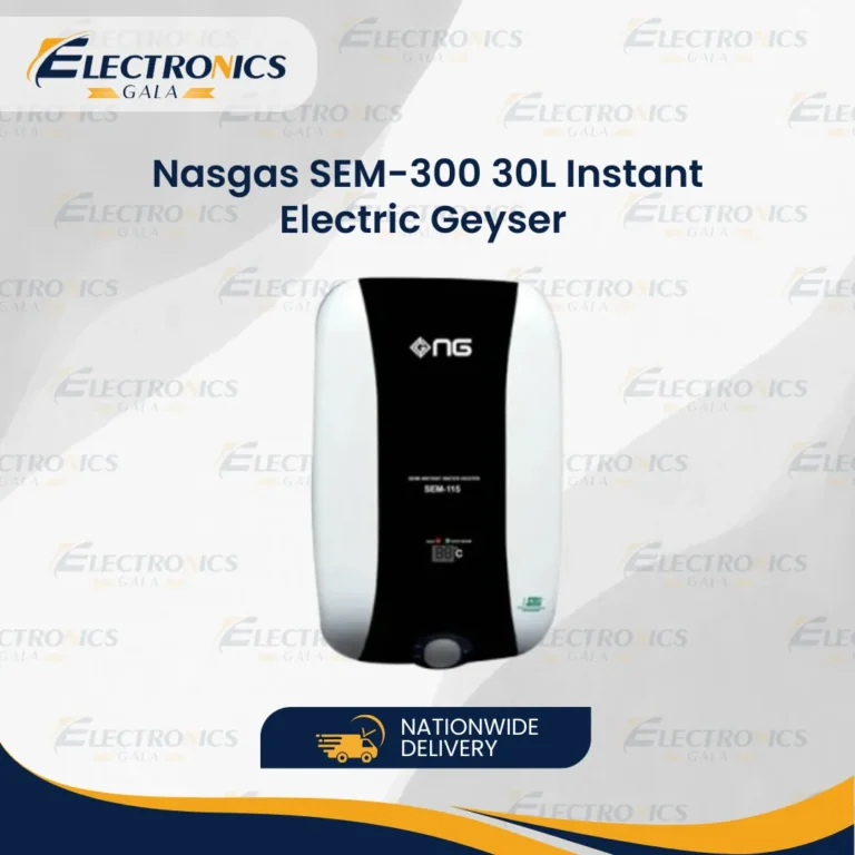 Nasgas SEM-300 30L Instant Electric Geyser