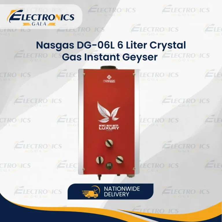 Nasgas DG-06L 6 Liter Crystal Gas Instant Geyser