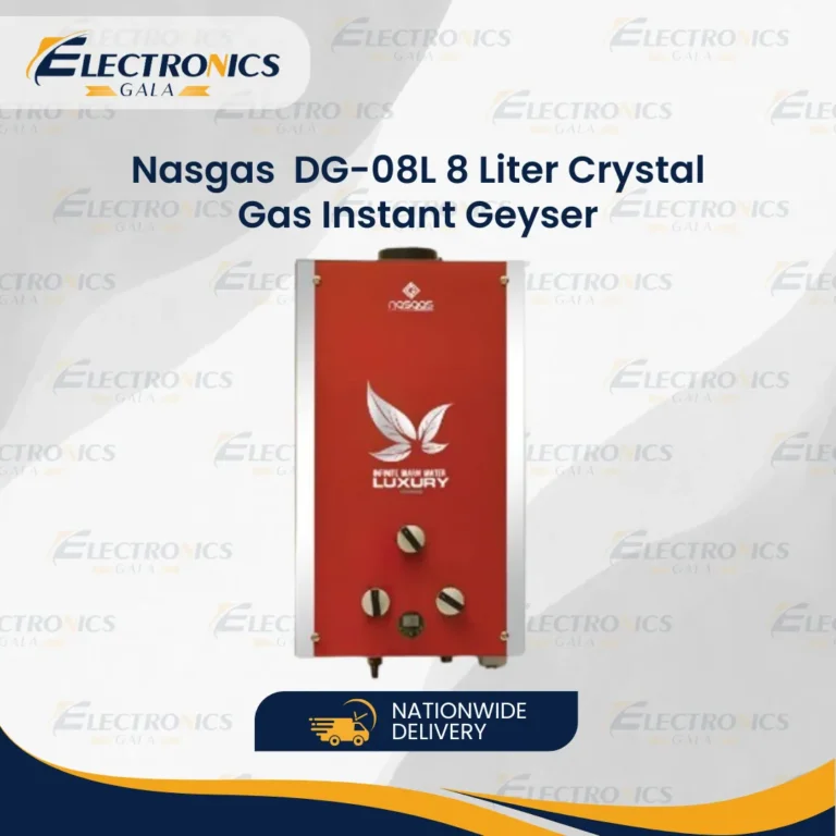 Nasgas DG-08L 8 Liter Crystal Gas Instant Geyser