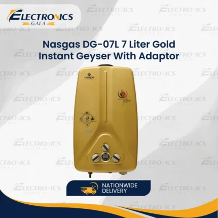 Nasgas DG-07L 7 Liter Gold Instant Geyser With Adaptor