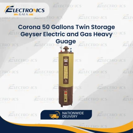 Corona 50 Gallons Twin Storage Geyser Electric and Gas Heavy Guage