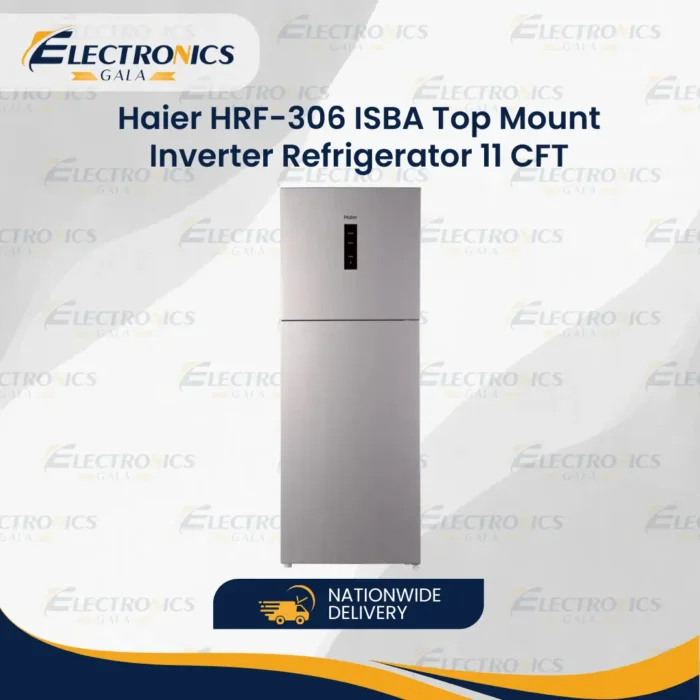 Haier HRF-306 ISBA Top Mount Inverter Refrigerator 11 CFT