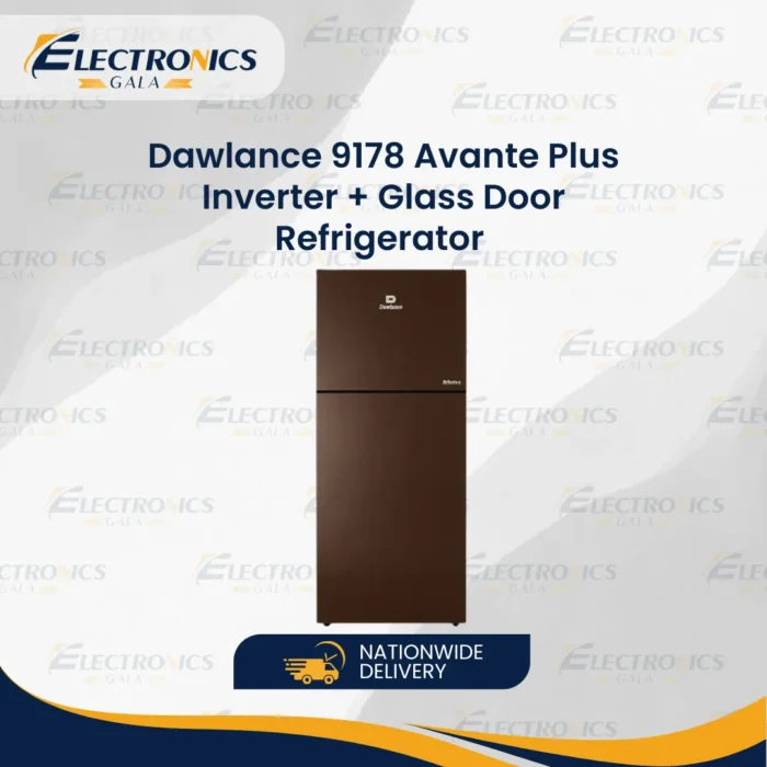 Dawlance 9178 Avante Plus Inverter + Glass Door Refrigerator