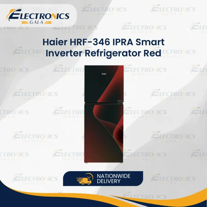 Haier HRF-346 IPRA Smart Inverter Refrigerator Red