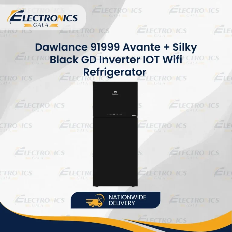 Dawlance 91999 Avante + Silky Black GD Inverter IOT Wifi Refrigerator