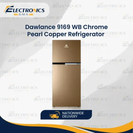 Dawlance 9169 WB Chrome Pearl Copper Refrigerator