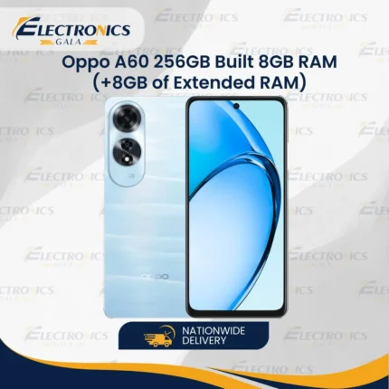 Oppo A60 256GB Built 8GB RAM (+8GB of Extended RAM)